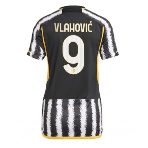 Juventus Dusan Vlahovic #9 Hemmatröja Kvinnor 2023-24 Kortärmad